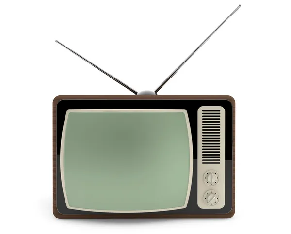 Klassisches Vintage-Fernsehen — Stockfoto