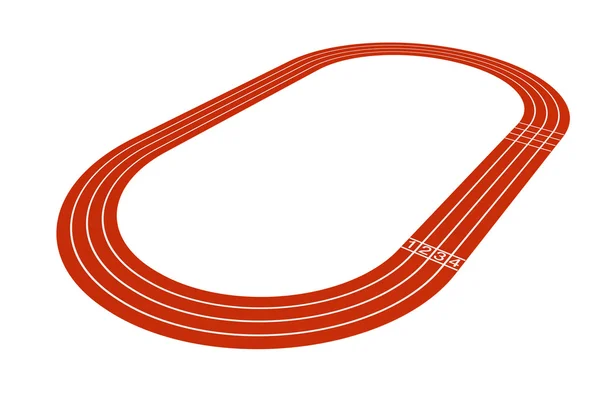 Standard running track — Stock Photo, Image