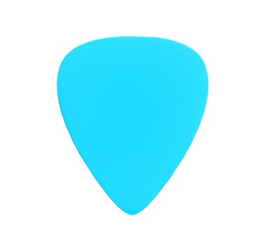 mavi plastik gitar mızrap