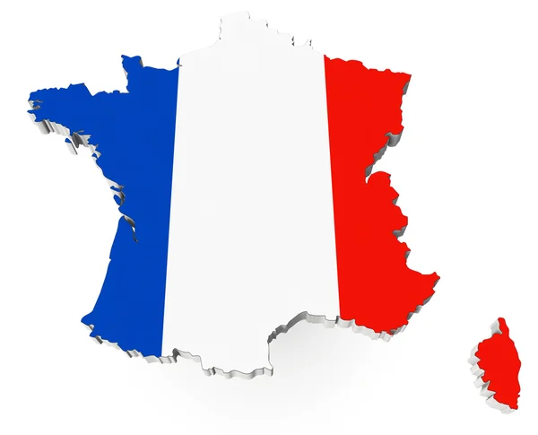 Map of France — Stock Photo, Image