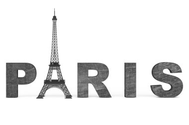 Fransa turizm kavramı. Eyfel Kulesi Paris işaretiyle