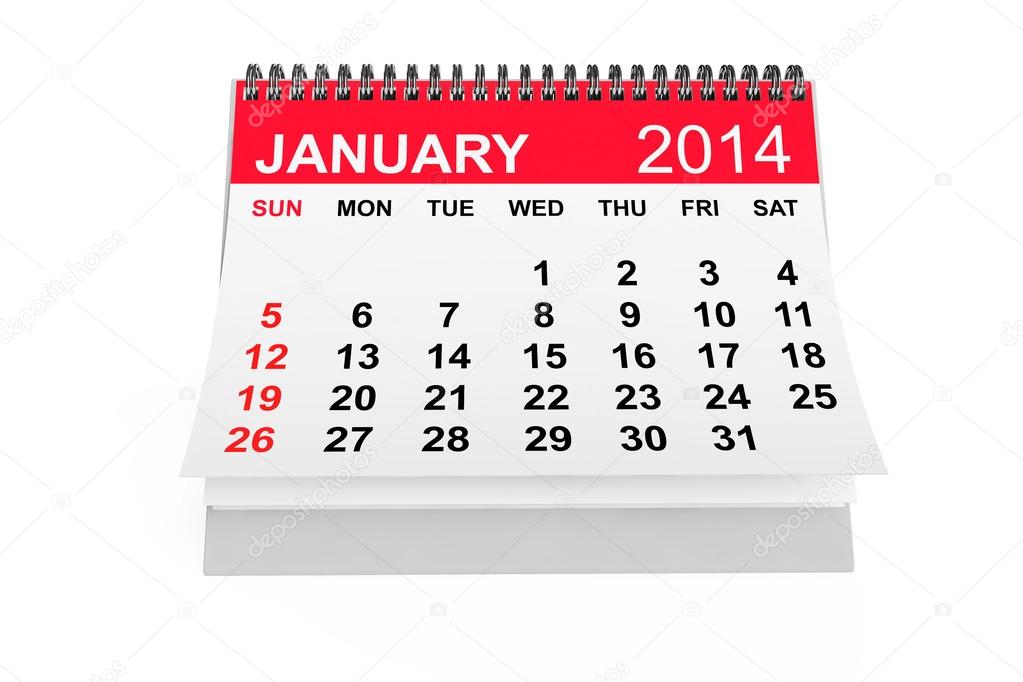 Calendar January 2014