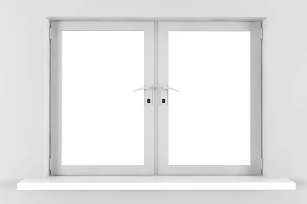 Closed plastic window — Stock Photo, Image