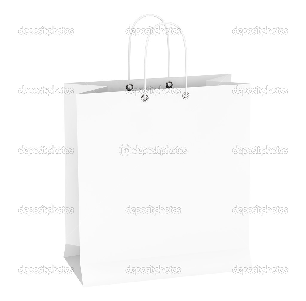 Blank White Shopping Bag