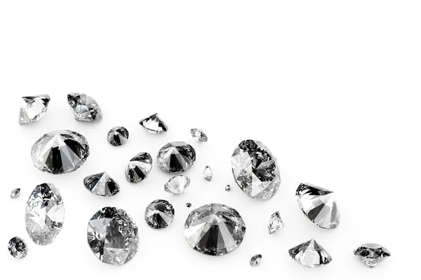 Shiny diamonds — Stock Photo, Image