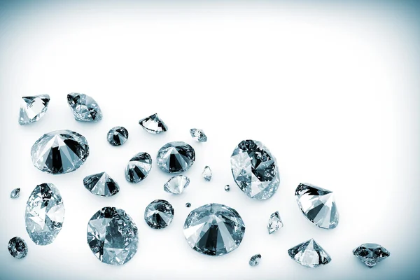 Shiny diamonds — Stock Photo, Image