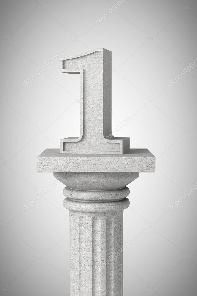 Number one over classic column