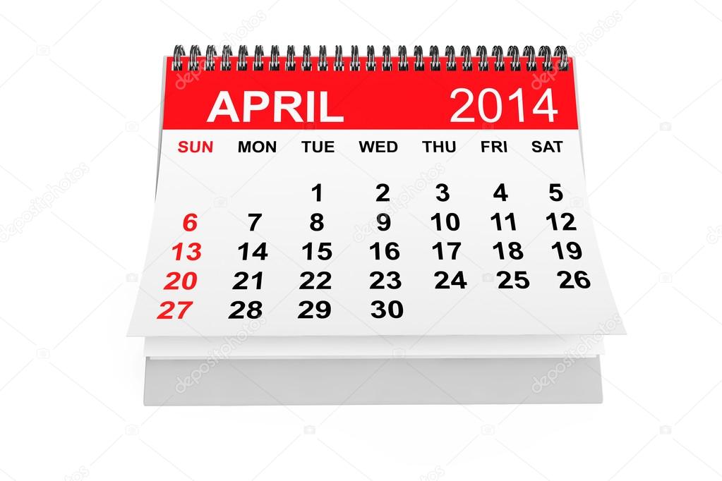 Calendar April 2014