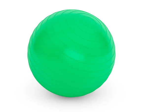 Grande bola verde para detalhe fitness — Fotografia de Stock