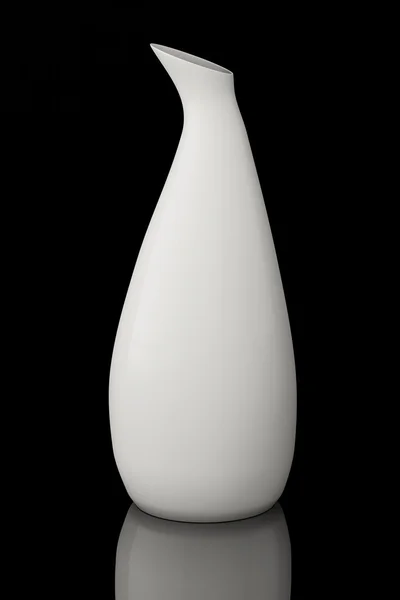 Vase en céramique blanche — Photo