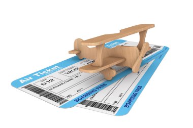 havayolu boarding pass ile oyuncak uçak biletleri