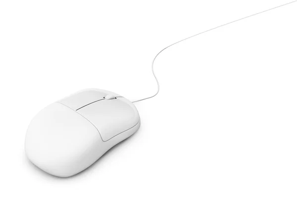 Semplice mouse del computer cablato — Foto Stock