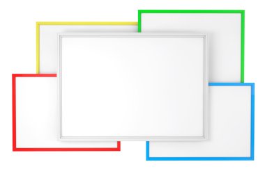 multicolour boş sınıf yazı tahtaları