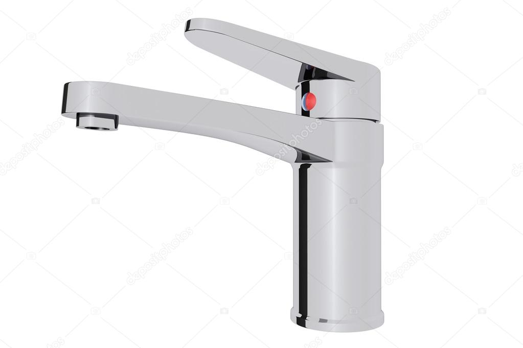 Chrome water supply faucet