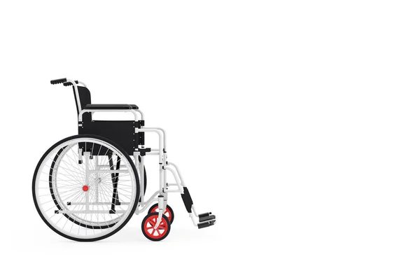 Moderní Sport Prázdný Invalidní Vozík Bílém Pozadí Vykreslování — Stock fotografie