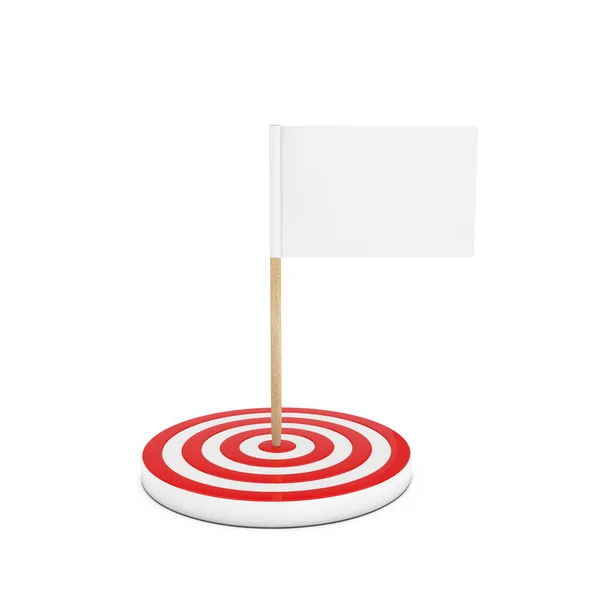 Bandeira Ponteiro Pino Branco Com Espaço Livre Para Seu Design — Fotografia de Stock