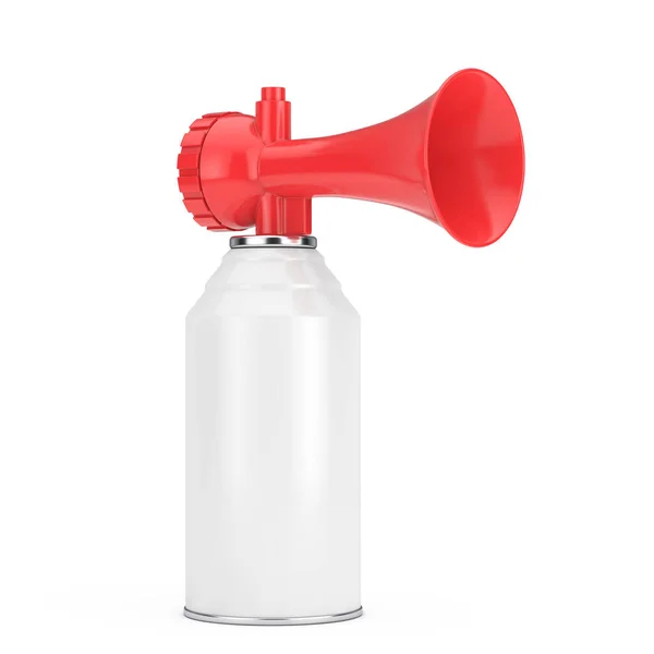 Air Horn Free Space Your Design White Background Rendering — Stockfoto