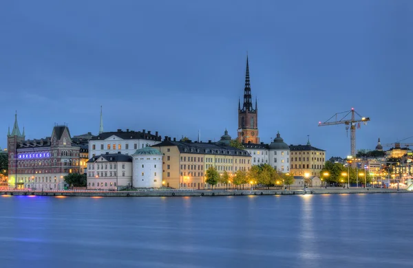 Riddarholmen, 중앙 스톡홀름에 있는 작은 섬 — 스톡 사진