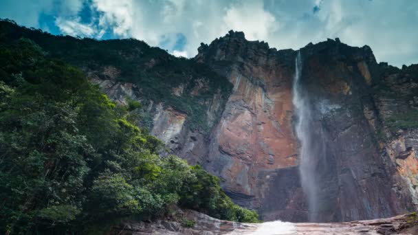 Angel Falls lapso de tempo — Vídeo de Stock