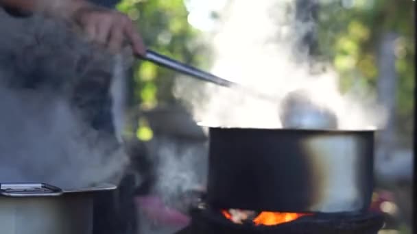 China Característica Deliciosa Carne Asada Cocine Fuego Lento Sabor Delicioso — Vídeos de Stock