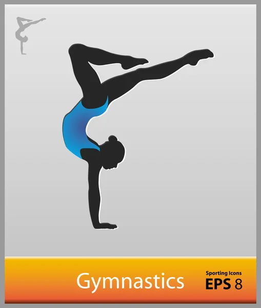 Gymnastics — Stock Vector