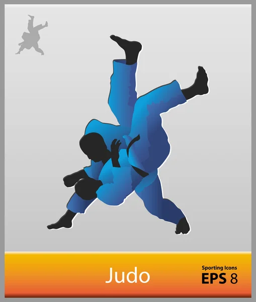 Judo — Vettoriale Stock