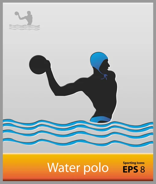 Water-polo — Image vectorielle