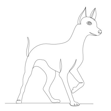 Köpek çizimi aralıksız olarak izole edildi