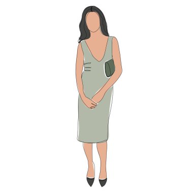 robot resim kadın, kız izole edilmiş, vektör