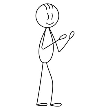 insan figürü, karalama, kontur vektörü, izole edilmiş