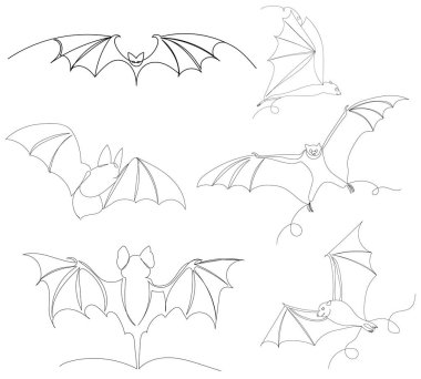 sopa bir çizgi dış hat, vektör.