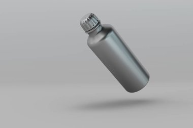 Bir şişe su ya da alüminyumdaki diğer sıvıların maketi