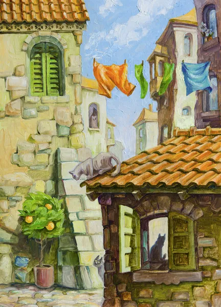 çatılar ve kedi