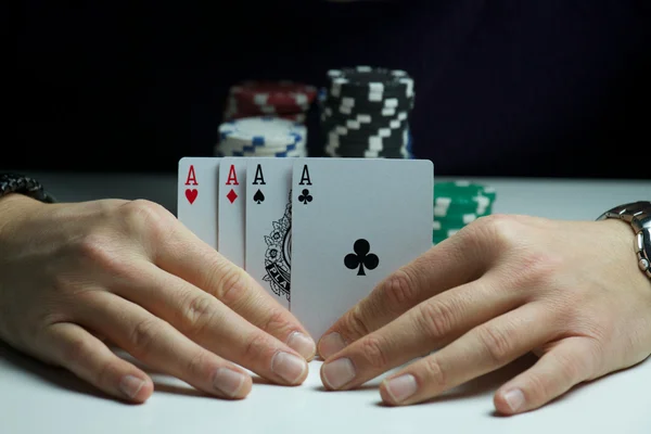 Pokerspieler — Stockfoto