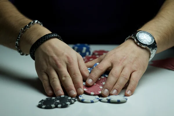 Poker player — Stock Photo, Image