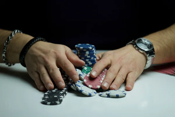 Joueur de poker — Photo