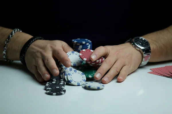 Hráč pokeru — Stock fotografie