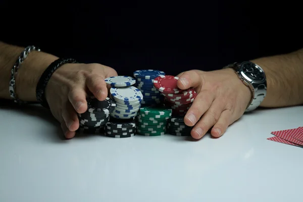 Pokerspelare — Stockfoto