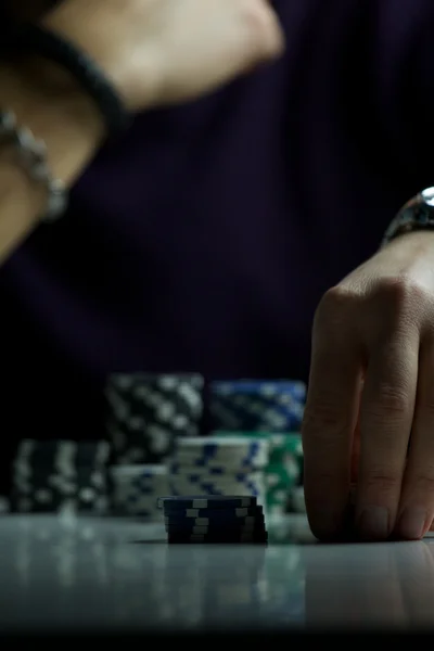 Poker player — Stock Photo, Image