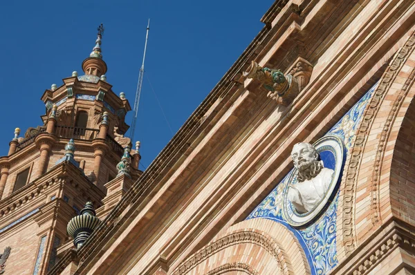 Севилья - Plaza de espana — стоковое фото