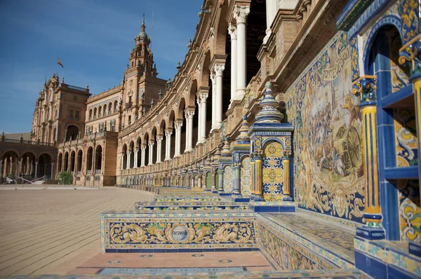 Sevilha - Plaza de espana — Fotografia de Stock