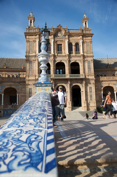 Sewilla - plaza de espana — Zdjęcie stockowe