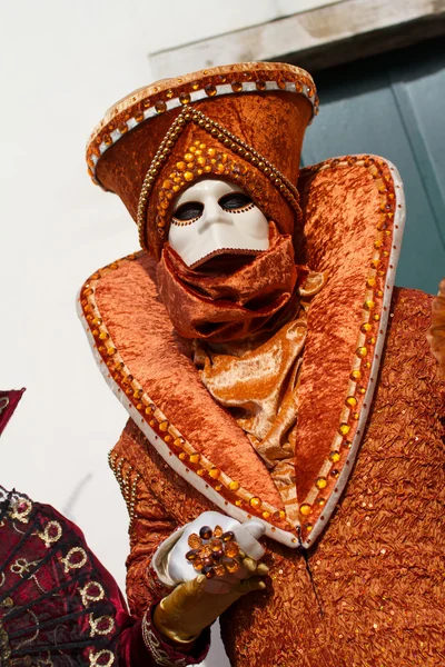 Венеціанська карнавальна маска у Венеції — стокове фото