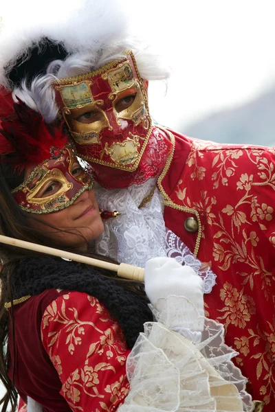 Venetian Carnival mask in Venice — Stock Photo, Image