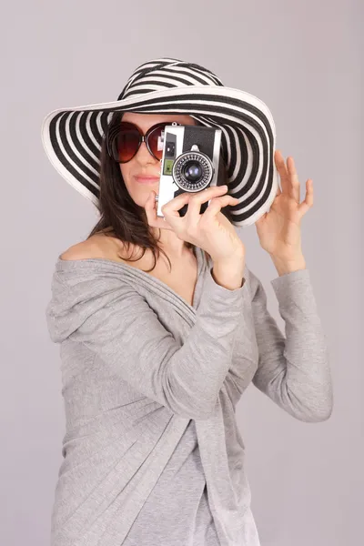 Female photographer — Stock Photo, Image