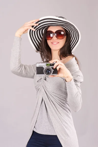 Female photographer — Stock Photo, Image