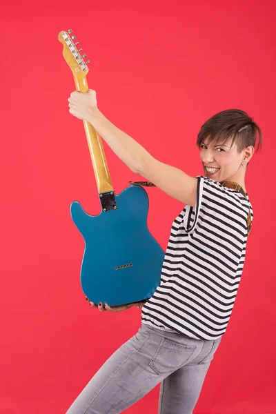 Guitar player — Stock Photo, Image