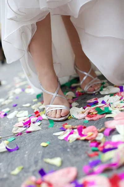 Bruid schoenen — Stockfoto