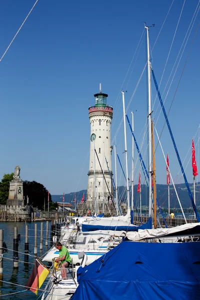 Lindau Germany - Lighthouse — Stock Photo, Image