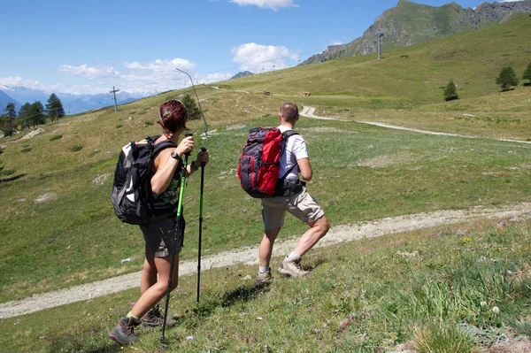 Trekking — Foto Stock